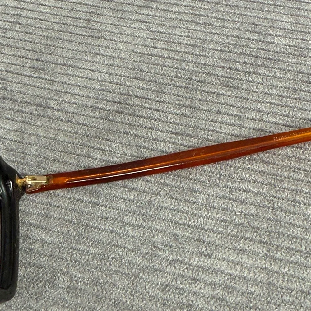 Gucci GG0025O 003 Black Amber Tortoise Cat Eye Eyeglasses Frames 56-14-140